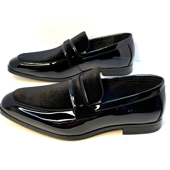 Stacy AdamsMen's Spratley Moc Toe Saddle Slip On Loafer Black Size 11W NWT/BOX - Picture 4 of 10
